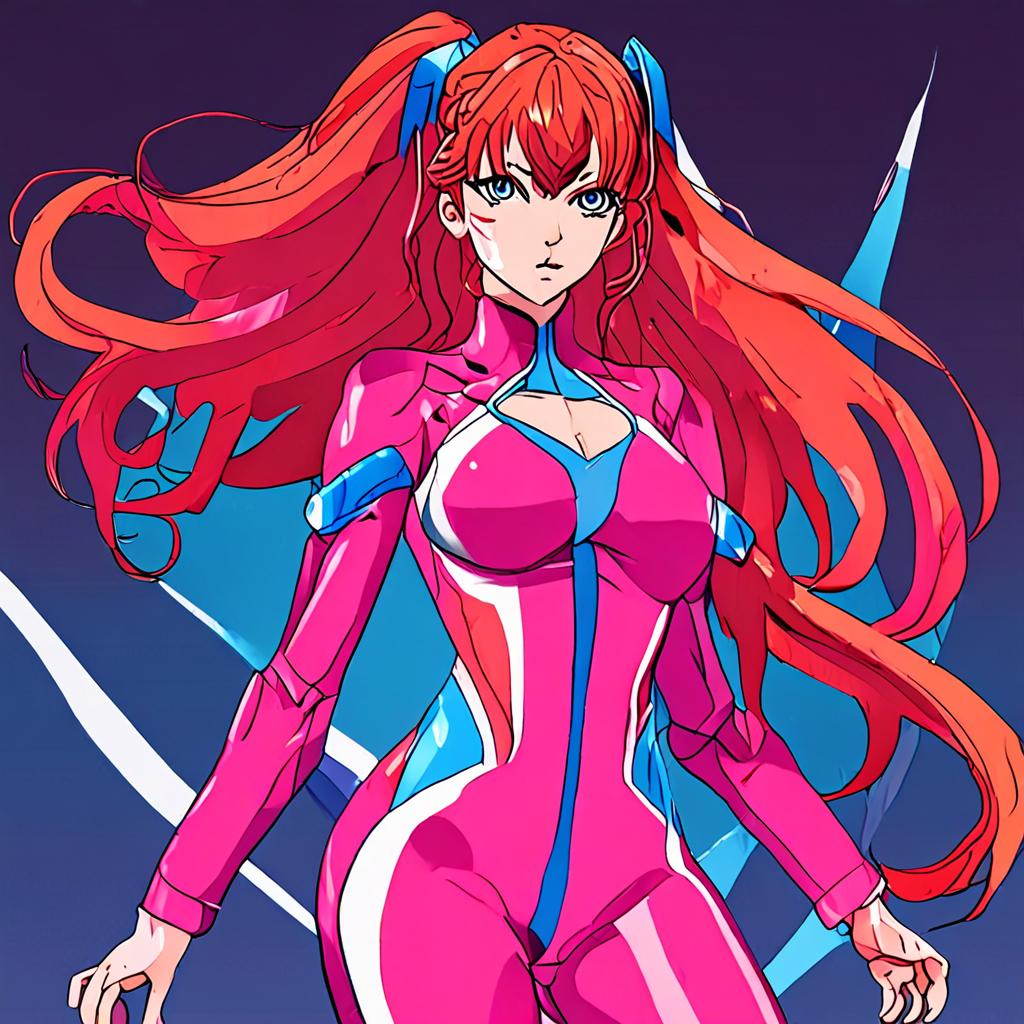Asuka_wears_a_neon_pink_jumpsuit_and_electric_blue_boots_3.png