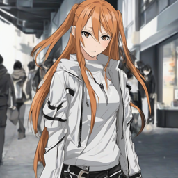 Asuna_Yuuki_wears_a_black_jumpsuit_and_neon_green_boots_2_small.png