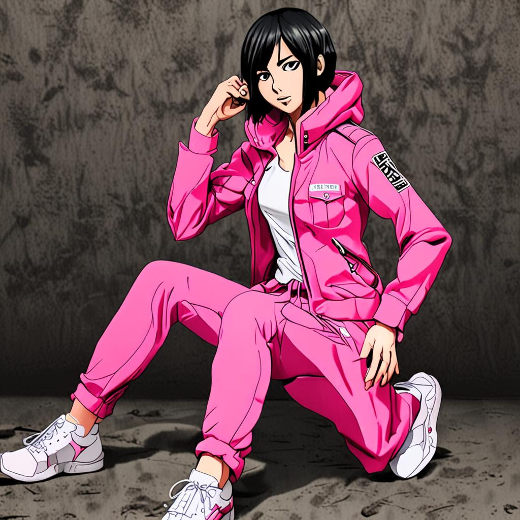 Mikasa_Ackerman_wears_a_bright_pink_jumpsuit_and_chunky_sneakers_1.png