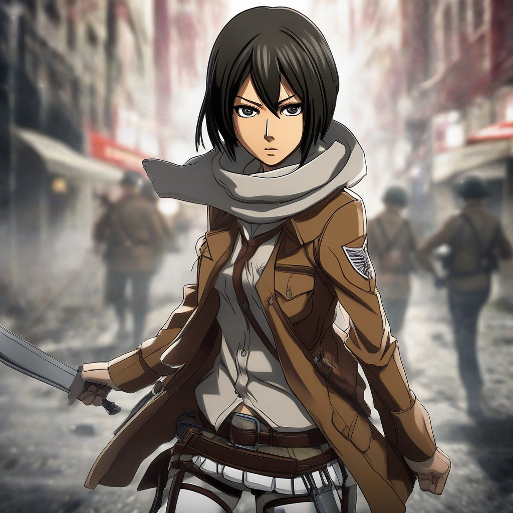 Mikasa_wears_a_flannel_shirt_band_tee_and_mom_jeans_2.png
