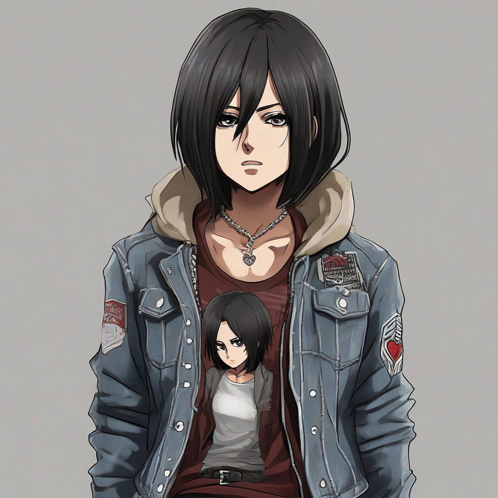 Mikasa_wears_a_streetwear_outfit_with_a_Rebel_Heart_t-shirt_4.png