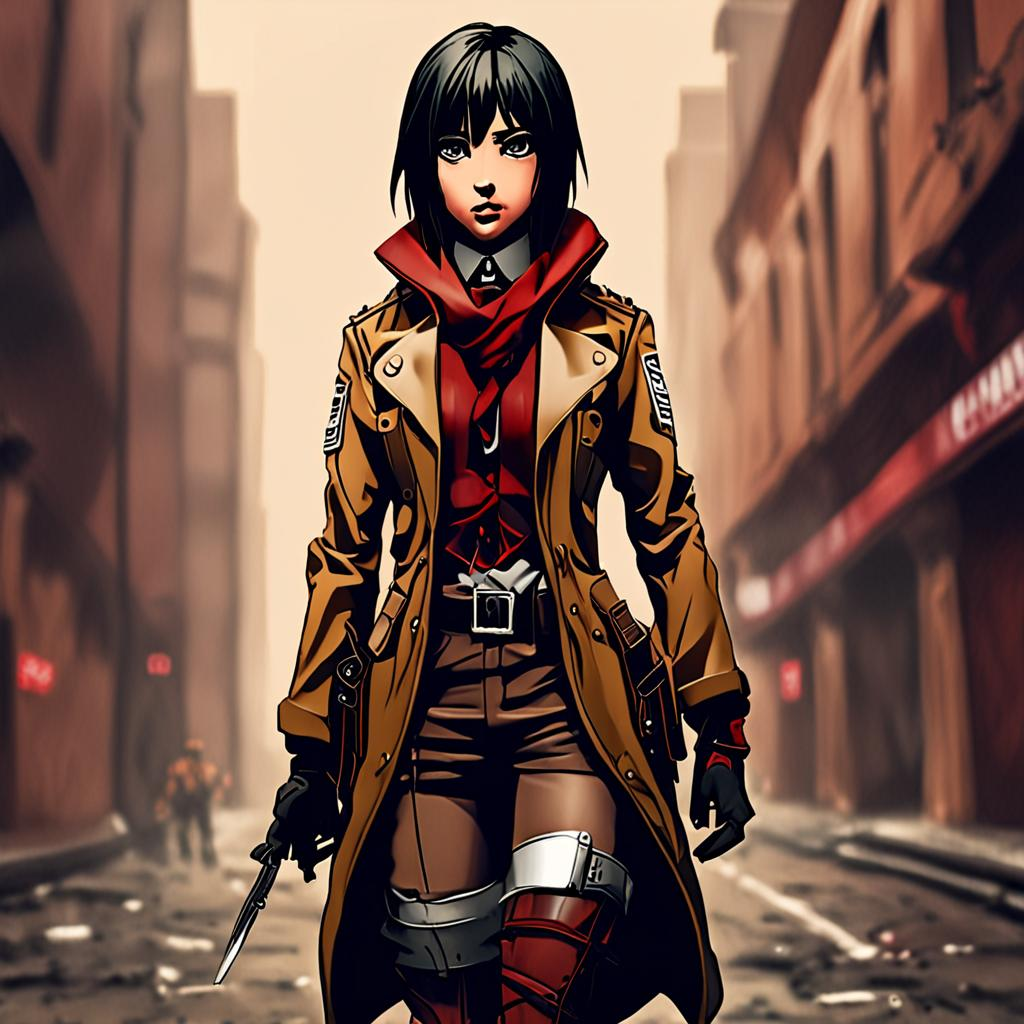 Mikasa_wears_a_black_leather_jumpsuit_and_neon_pink_hair_1.png