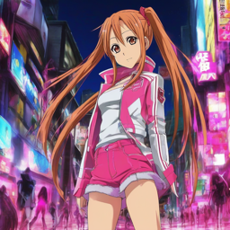 Asuna_wears_an_80s-inspired_outfit_with_pink_denim_jacket_and_black_leather_mini_skirt_2_small.png