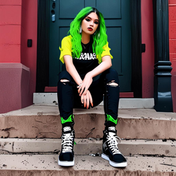 Rias_Gremory_wears_a_black_and_neon_green_outfit_3_small.png