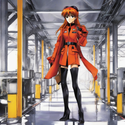 Asuka_wears_a_black_leather_jacket_red_skirt_and_boots_2_small.png