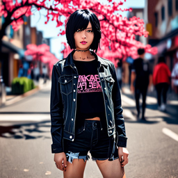 Mikasa_wears_a_black_t-shirt_pink_skirt_and_Vans_sneakers_3_small.png