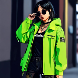 Mikasa_Ackerman_wears_a_black_windbreaker_and_distressed_denim_jeans_3_small.png