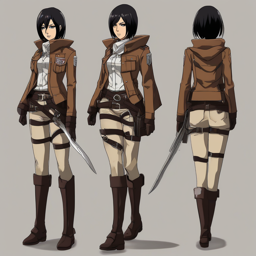 Mikasa_wears_a_leather_jacket_tartan_skirt_and_knee-high_boots_2_small.png