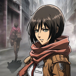 Mikasa_wears_a_neon_pink_jumpsuit_and_black_leather_jacket_2_small.png