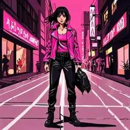 Mikasa_wears_a_neon_pink_jumpsuit_and_black_leather_jacket_3_small.png