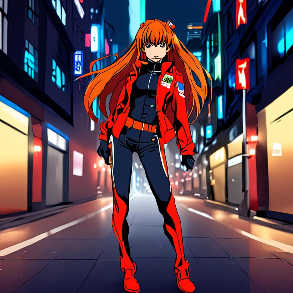 Asuka_wears_a_leather_jacket_neon-pink_skirt_and_Vans_sneakers_1.png