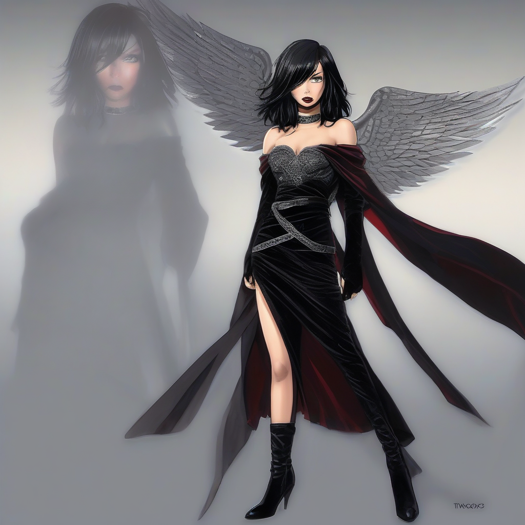 Mikasa_wears_a_black_velvet_evening_gown_and_boots_4.png