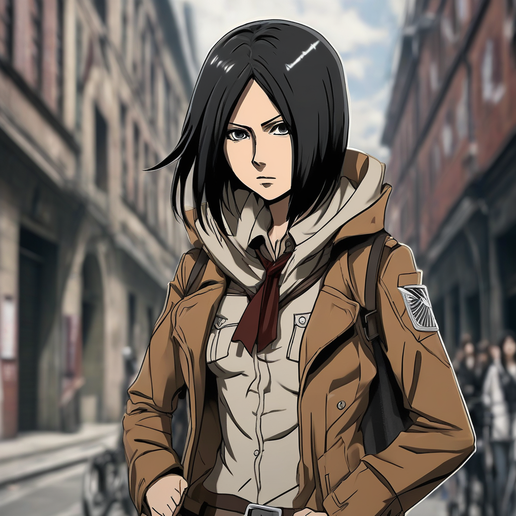 Mikasa_wears_a_bold_black_and_neon_green_streetwear_outfit_2.png