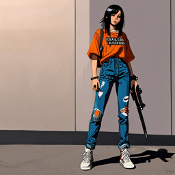 Mikasa_wears_a_stylish_outfit_with_a_graphic_tee_distressed_jeans_and_chunky_sneakers_3_small.png