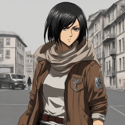 Mikasa_Ackerman_wears_a_black_graphic_t-shirt_distressed_denim_jeans_and_a_faux_leather_jacket_2_small.png