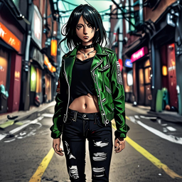 Mikasa_Ackerman_wears_a_black_tee_distressed_jeans_and_Vans_sneakers_3_small.png