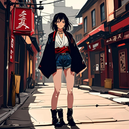 Mikasa_wears_a_black_kimono_and_distressed_denim_shorts_3_small.png