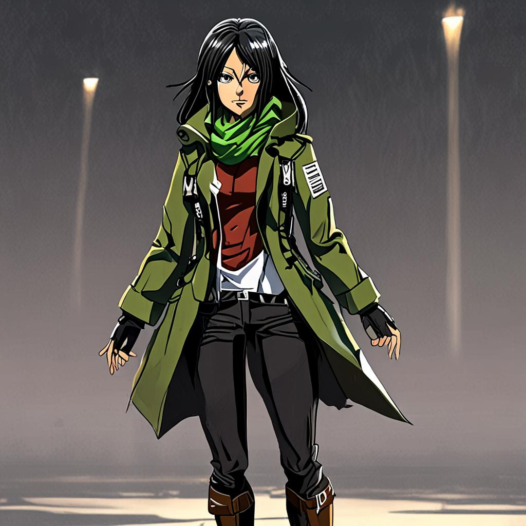 Mikasa_wears_a_black_windbreaker_denim_jeans_and_chunky_sneakers_1.png