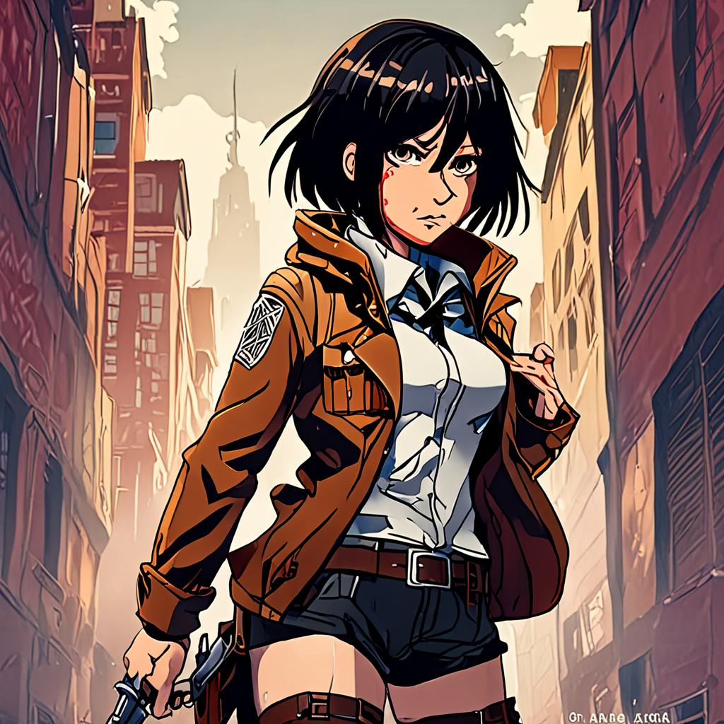 Mikasa_wears_a_bold_black_and_neon_green_streetwear_outfit_1.png