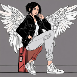 Mikasa_wears_a_denim_jacket_graphic_tee_joggers_and_Vans_sneakers_3_small.png