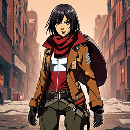 Mikasa_Ackerman_wears_a_black_hoodie_jeans_and_Vans_sneakers_1_small.png