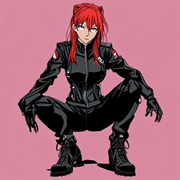 Asuka_wears_a_black_jumpsuit_leather_jacket_and_combat_boots_3_small.png